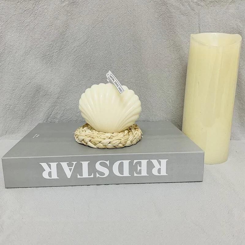 Shell Candle Home Décor