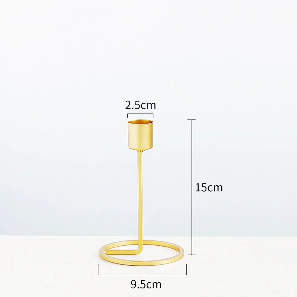 Gold Candle Holders Decor