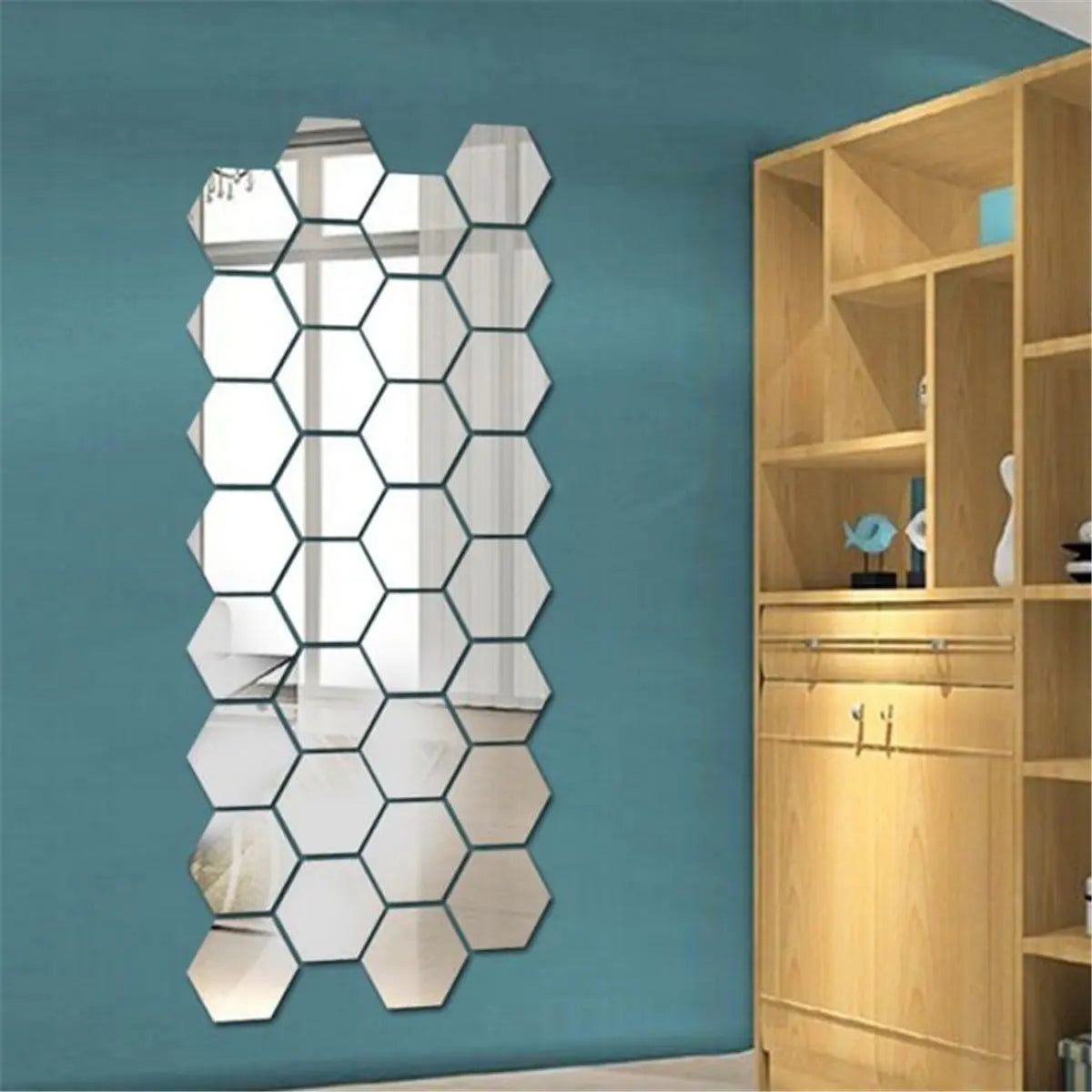 3D Modern Mirror Wall Appliques