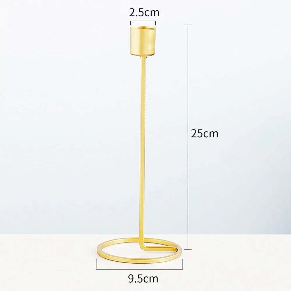 Gold Candle Holders Decor