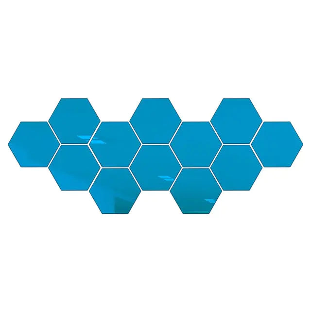 3D Modern Mirror Wall Appliques