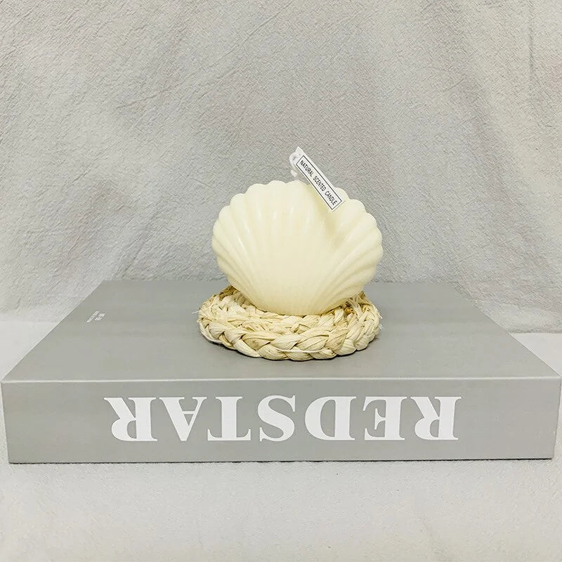 Shell Candle Home Décor