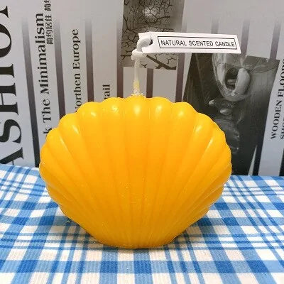 Shell Candle Home Décor