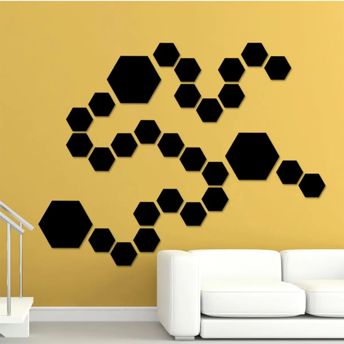 3D Modern Mirror Wall Appliques