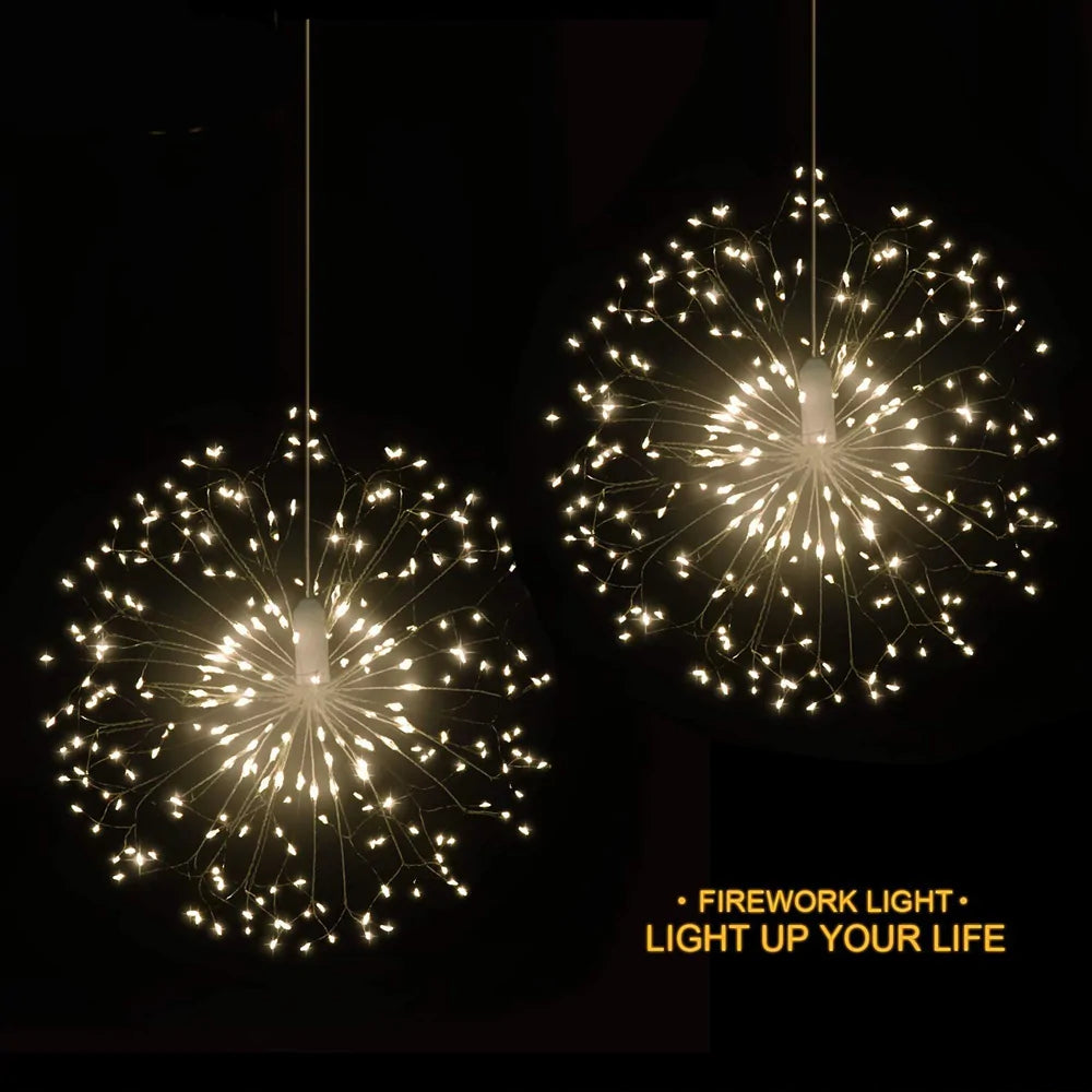 Hanging Starburst String Lights