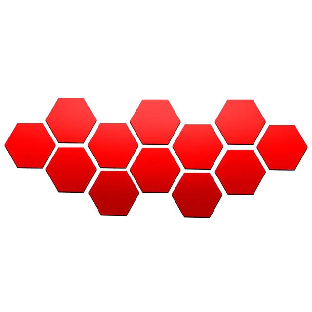 3D Modern Mirror Wall Appliques