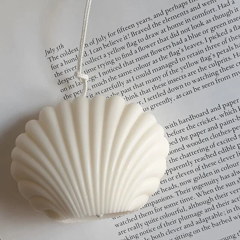 Shell Candle Home Décor