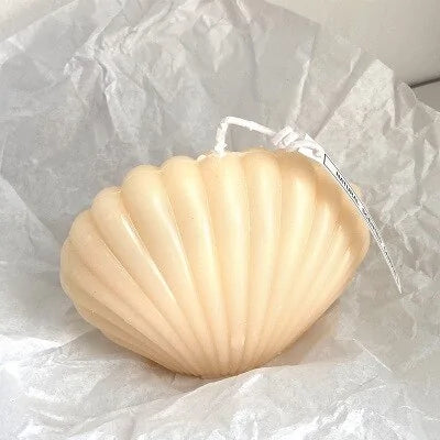 Shell Candle Home Décor